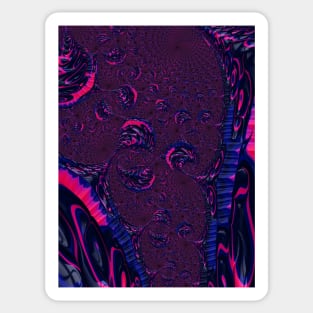 Vibrant Fractal Sticker